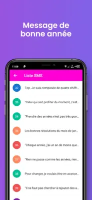 Message de bonne année 2023 android App screenshot 5